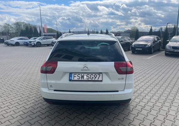 Citroen C5 cena 36500 przebieg: 244000, rok produkcji 2015 z Świebodzin małe 154